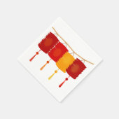 Serviette En Papier Serviettes chinoises en papier lanternes (Coin)