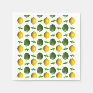 Serviette En Papier Serviettes citrons et limes