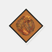 Serviette En Papier Serviettes Citrouille bon thanksgiving (Coin)