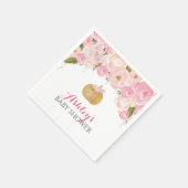 Serviette En Papier Serviettes citrouille rose (Coin)