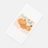 Serviette En Papier Serviettes citrouilles d'automne (Coin)