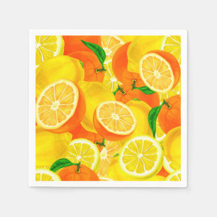 Serviette En Papier Serviettes Citrus