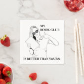 Serviette En Papier Serviettes Club Party (personnalisables) (En situation)