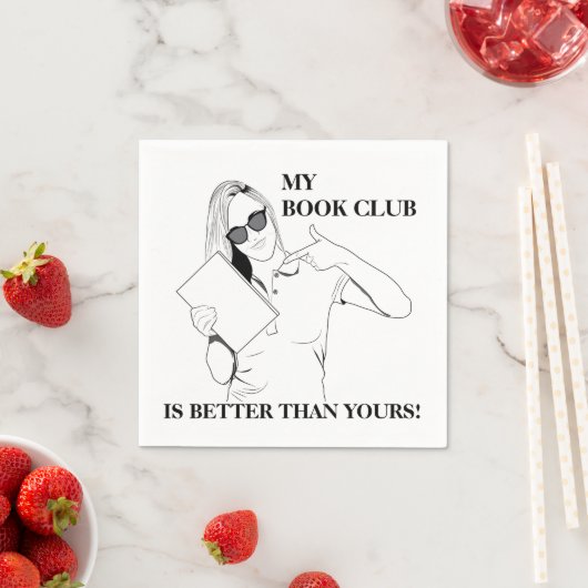 Serviette En Papier Serviettes Club Party (personnalisables) (En situation)