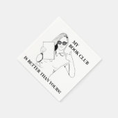 Serviette En Papier Serviettes Club Party (personnalisables) (Coin)