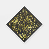 Serviette En Papier Serviettes - Collection Midnight Elegance (Coin)