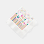 Serviette En Papier Serviettes colorées en papier d'anniversaire (Coin)