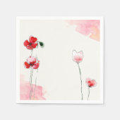 Serviette En Papier Serviettes "Coquelicots" (Devant)