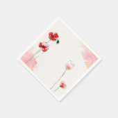 Serviette En Papier Serviettes "Coquelicots" (Coin)