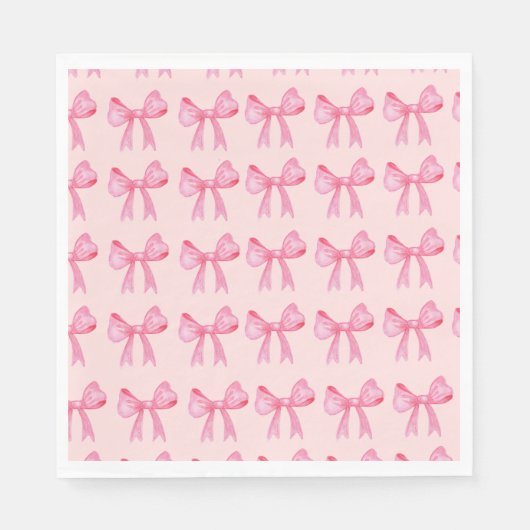 Serviette En Papier Serviettes Coquette Bow (Devant)