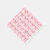 Serviette En Papier Serviettes Coquette Bow (Coin)