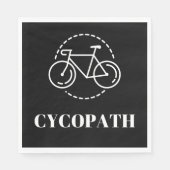 Serviette En Papier Serviettes Cycopath à vélo (Devant)