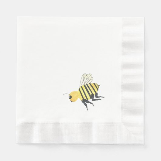 Serviette En Papier Serviettes d'abeille simples (Devant)