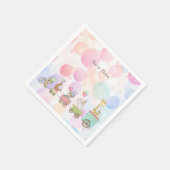 Serviette En Papier Serviettes d'animaux de cirque (Coin)