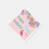 Serviette En Papier Serviettes d'anniversaire de la fête de la piscine (Coin)