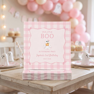 Serviette En Papier Serviettes d'anniversaire Halloween fantôme rose m