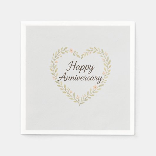 Serviette En Papier serviettes d'anniversaire heureuses (Devant)