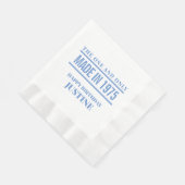 Serviette En Papier Serviettes d'anniversaire personnalisées (Coin)