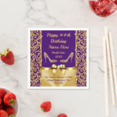 Serviette En Papier Serviettes d'anniversaire personnalisées, changer  (En situation)