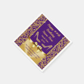 Serviette En Papier Serviettes d'anniversaire personnalisées, changer  (Coin)