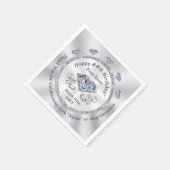 Serviette En Papier Serviettes d'anniversaire personnalisées, Cocktail (Coin)