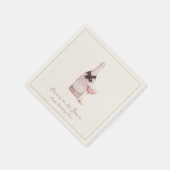 Serviette En Papier Serviettes d'anniversaire personnalisées Dusty Pin (Coin)