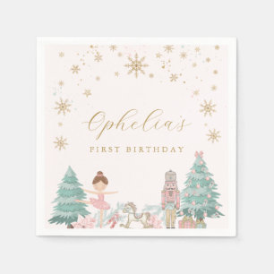 Serviette En Papier Serviettes d'anniversaire pour ballet Casse-Noiset