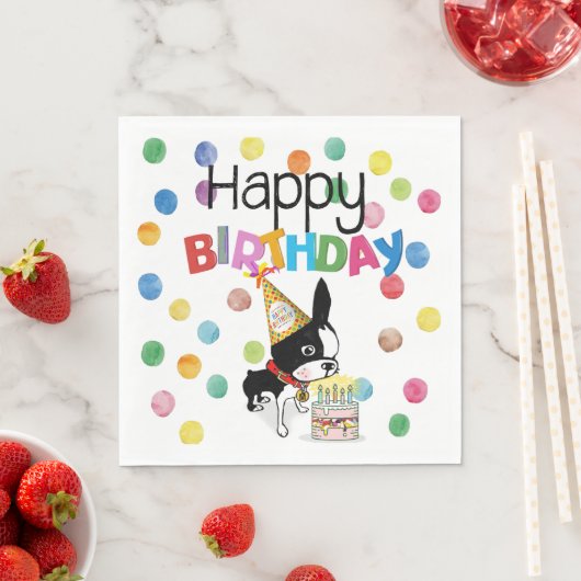 Serviette En Papier serviettes d'anniversaire pour les messageries de  (En situation)