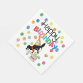 Serviette En Papier serviettes d'anniversaire pour les messageries de  (Coin)