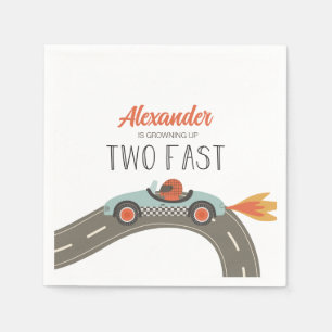 Serviette En Papier Serviettes d'anniversaire pour voiture de course b