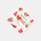Serviette En Papier Serviettes d'anniversaire Une pastèque de melon (Coin)