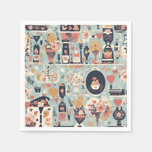 Serviette En Papier Serviettes d'art à désherbage classique (Devant)