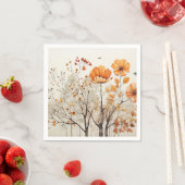 Serviette En Papier Serviettes d'automne (En situation)