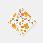 Serviette En Papier Serviettes d'automne personnalisées (Coin)