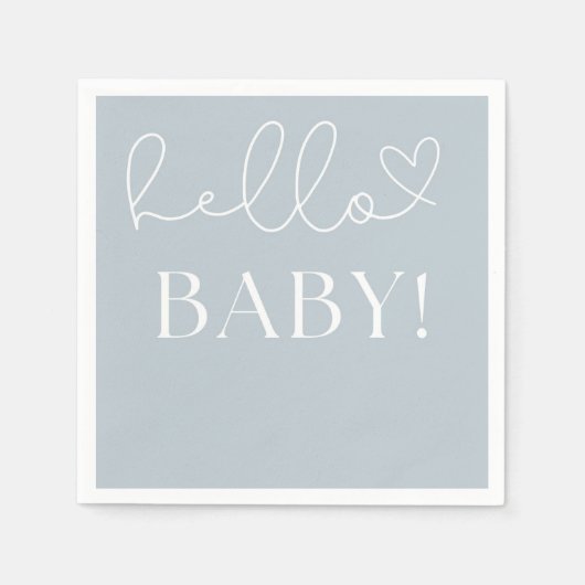 Serviette En Papier serviettes de baby shower (Devant)