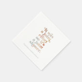 Serviette En Papier Serviettes de Baby shower de l'effort conjoint (Coin)