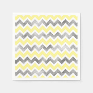 Serviette En Papier Serviettes de baby shower Jaune