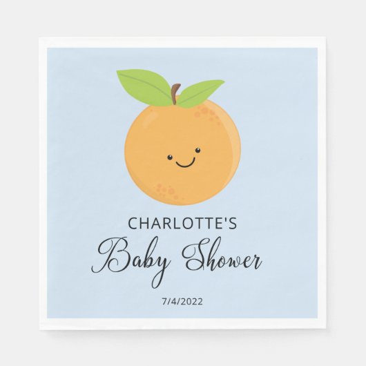 Serviette En Papier Serviettes de Baby shower Little Cutie (Devant)
