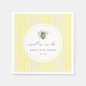 Serviette En Papier Serviettes De Baby shower Sucrées (Devant)