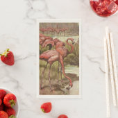 Serviette En Papier Serviettes de bain Flamant Rose (En situation)
