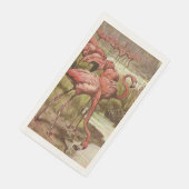 Serviette En Papier Serviettes de bain Flamant Rose (Coin)