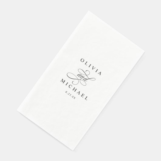 Serviette En Papier Serviettes de bain Mariage personnalisées pour la (Coin)