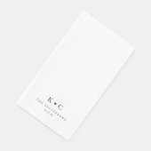 Serviette En Papier Serviettes de bain Mariage personnalisées pour sal (Coin)