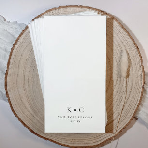 Serviette En Papier Serviettes de bain Mariage personnalisées pour sal