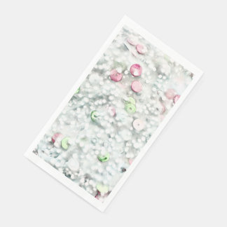 Serviette En Papier Serviettes de bain pour invités en slime pailleté 