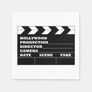 Serviette En Papier Serviettes de bardeau de Hollywood