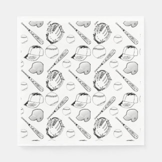 Serviette En Papier Serviettes de base-ball/softball Collections