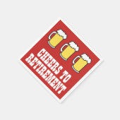 Serviette En Papier Serviettes De Bière À La Retraite (Coin)
