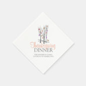 Serviette En Papier serviettes de bon thanksgiving (Coin)