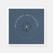 Serviette En Papier Serviettes de boussole (Devant)